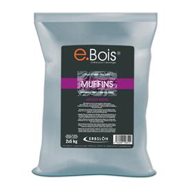 e.Bois Muffins à 1 kg - Chips mittlere amerik.Toastung